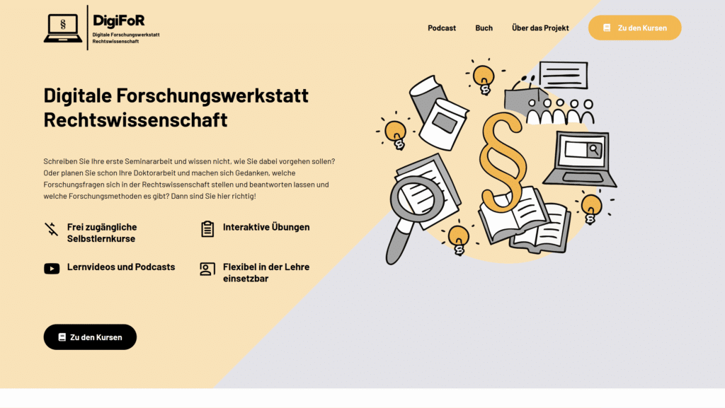 Digitale Forschungswerkstatt Rechtswissenschaft